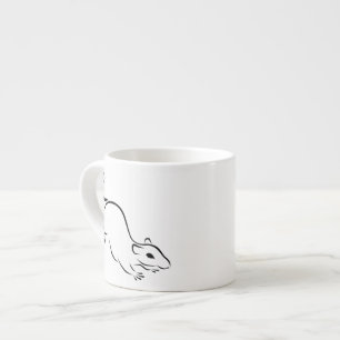 Tasse Expresso Rat d'encre
