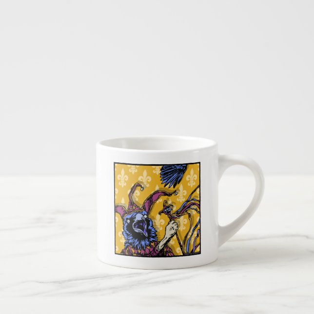 Tasse Expresso Raven Mad - Pop Goth Nightmare Surreal 6 oz (Droite)