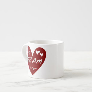 Tasse Expresso Red Heart Meilleur Cadeaux Gram Ever