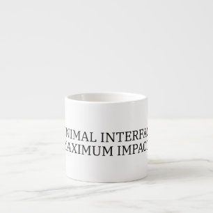 Tasse Expresso Réinitialisation concentrée   Interface tactique m