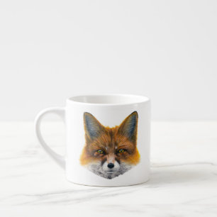 Tasse Expresso Renard - Peinture en acrylique