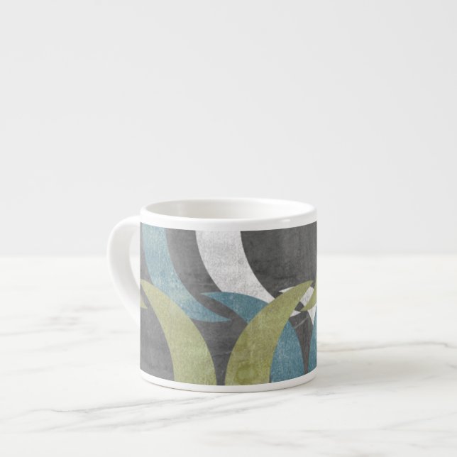Tasse Expresso Répétition géométrique I (Devant gauche)