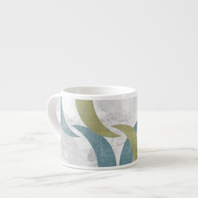 Tasse Expresso Répétition géométrique III (Devant gauche)