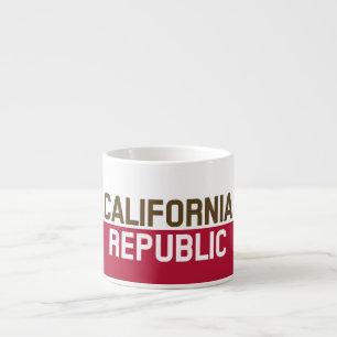 Tasse Expresso RÉPUBLIQUE DE CALIFORNIE Drapeau Drapeau Drapeau D