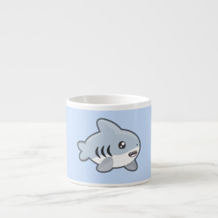 Tasse Expresso Requin de Kawaii