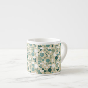 Tasse Expresso Rétro motif abstrait