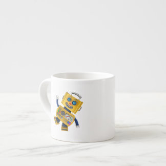 Tasse Expresso Robot jaune maladroit de jouet