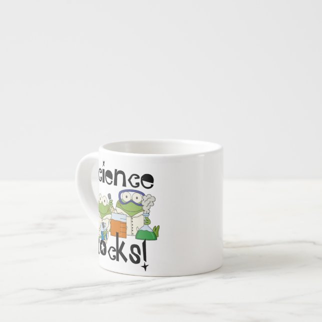 Tasse Expresso Roches de la Science de grenouilles (Devant gauche)