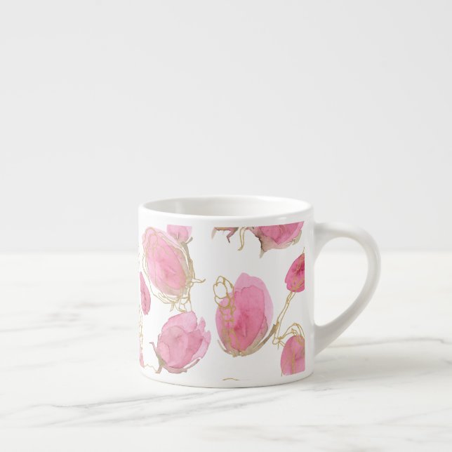 Tasse Expresso Roses roses (Droite)