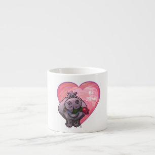 Tasse Expresso Saint-Valentin Hippopotame