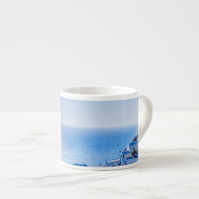 Tasse Expresso Santorini Grèce (Devant droit)
