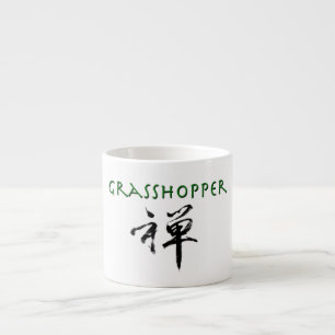 Tasse Expresso Sauterelle avec le symbole de "zen"