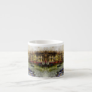 Tasse Expresso Scène du canal de Venise