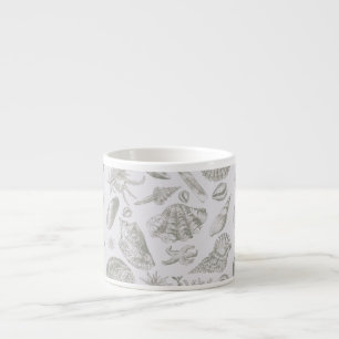 Tasse Expresso Seashell Soft Antique Art Beach Shops
