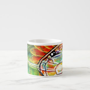 Tasse Expresso Serpent arc-en-ciel 