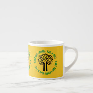 Tasse Expresso Serrer un arbre sauver notre terre