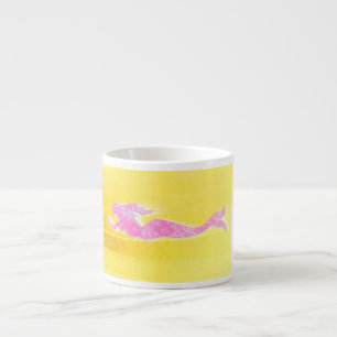 Tasse Expresso sirène rose