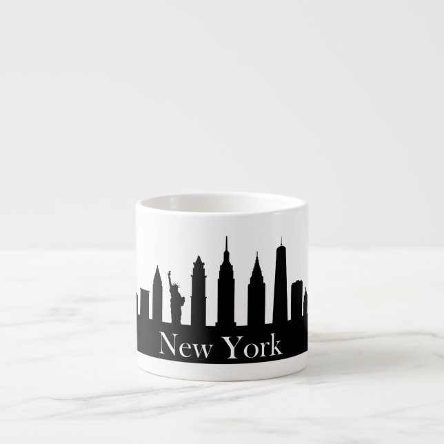 Tasse Expresso Skyline New York (Devant)