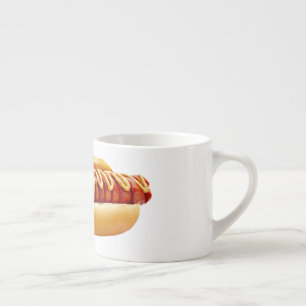Tasse Expresso SlipperyJoe's hot dog ambiance estivale BBQ niché 