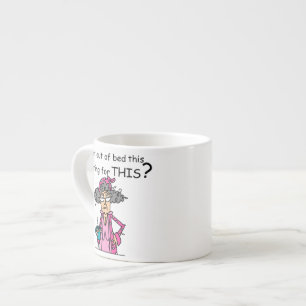 Tasse Expresso Sortir de l'humour de lit