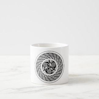 Tasse Expresso spirale celtique