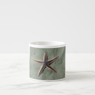 Tasse Expresso Starfish Purple étoile de mer sur la plage