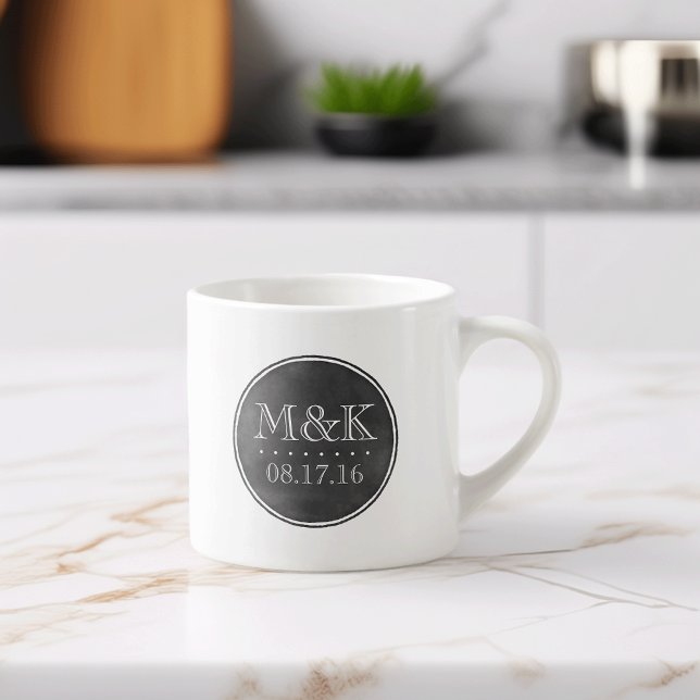 Tasse Expresso Style de tableau de bord monographique personnalis (Créateur téléchargé)