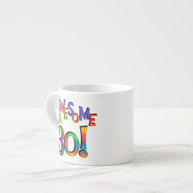 Tasse Expresso Super 30 T-shirts et cadeaux d'anniversaire (Devant gauche)