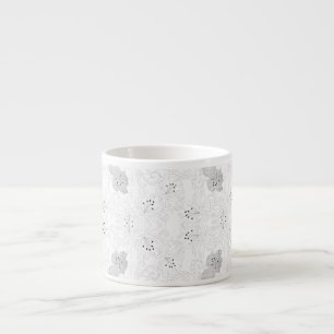 Tasse Expresso Superposition de grille transparente – Texture PNG