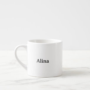 Tasse Expresso supprimer le texte ajouter sa propre conception