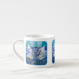 Tasse Expresso Swans "Art by Kids"