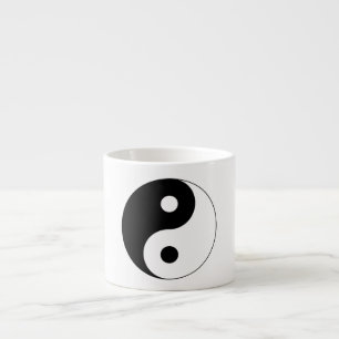 Tasse Expresso Symbole spirituel du Yin Yang