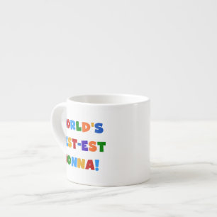Tasse Expresso T-shirts et cadeaux de la Meilleure Vierge aux cou