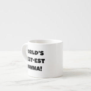 Tasse Expresso T-shirts noir et cadeaux de Meilleur-est Nonna des