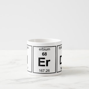 Tasse Expresso Tableau périodique ringard