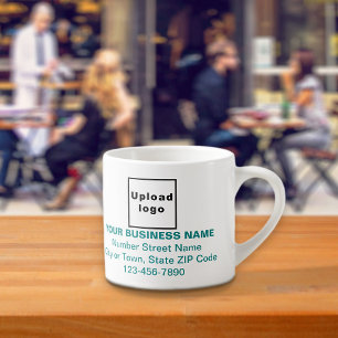 Tasse Expresso Textes de marque turquoise Green Business sur Espr