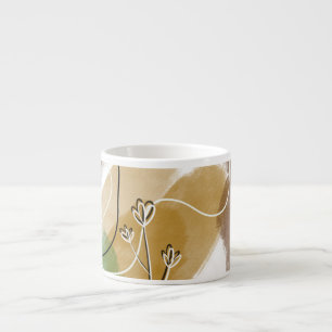 Tasse Expresso Tonalité de la Terre d'extraction botanique