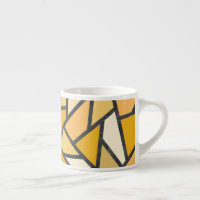 Tons de motif en vitrail jaune