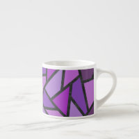 Tons de vitrail violet motif