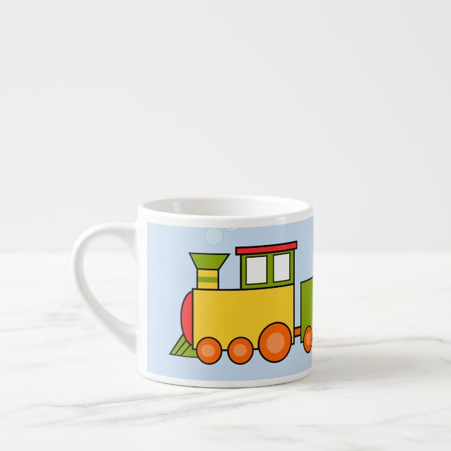 Tasse Expresso Train de jouets personnalisé (Gauche)