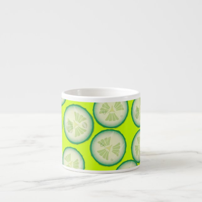 Tasse Expresso Tranche de concombre (Devant)