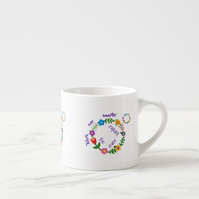 Tasse Expresso Travaillez toujours plus intelligemment, Soyez tou (Droite)