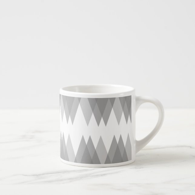Tasse Expresso Triangles gris (Droite)
