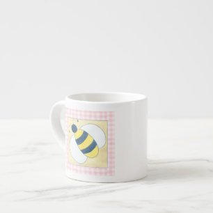 Tasse Expresso Trio d'abeilles aux fleurs
