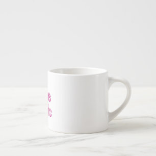 Tasse Expresso Un rose on est en plastique
