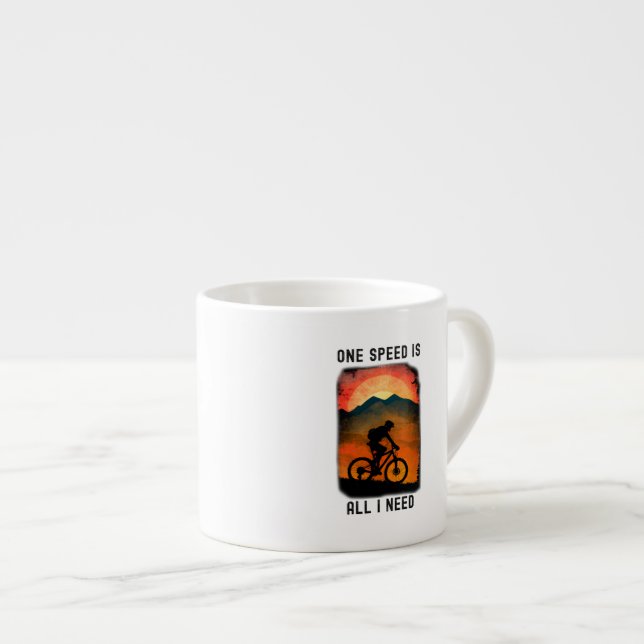 Tasse Expresso Une Vitesse Est Tout Ce Dont J'Ai Besoin, Espresso (Devant droit)