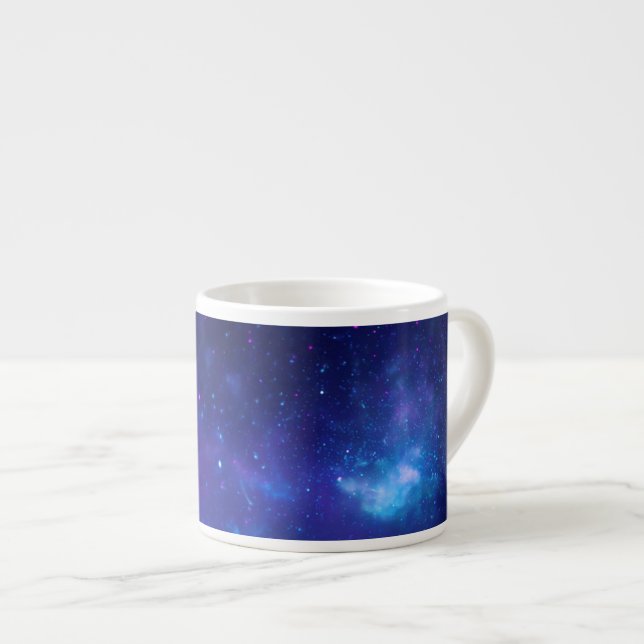 Tasse Expresso Vide Aqua Blue Celestial Galactic Centre Photo (Devant droit)