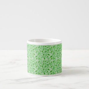 Tasse Expresso Vignes et tendons feuille verts