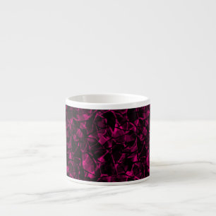 Tasse Expresso violet Abstrait