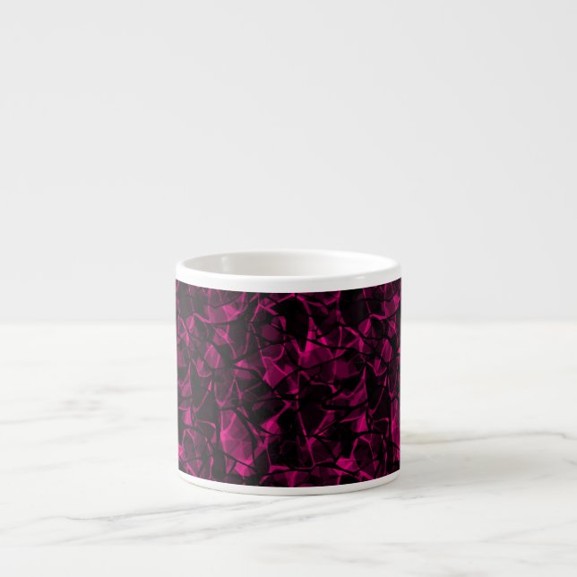 Tasse Expresso violet Abstrait (Devant)